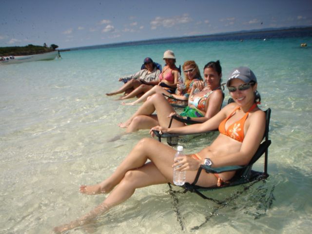 Lounging in Isla Iguana